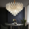 Nordic Round Crystal Pendant Chandelier For Living Room-YF9P99019A