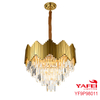 Home Decorative Iron Chandelier k9 Crystal LED Pendant Light-YF9P98011