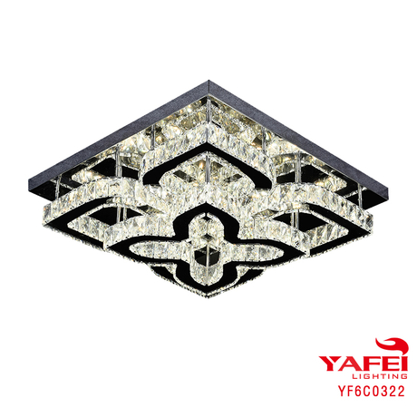 Contermporary Bright 85v-265v Crystal Ceiling Light -YF6C0322-600R