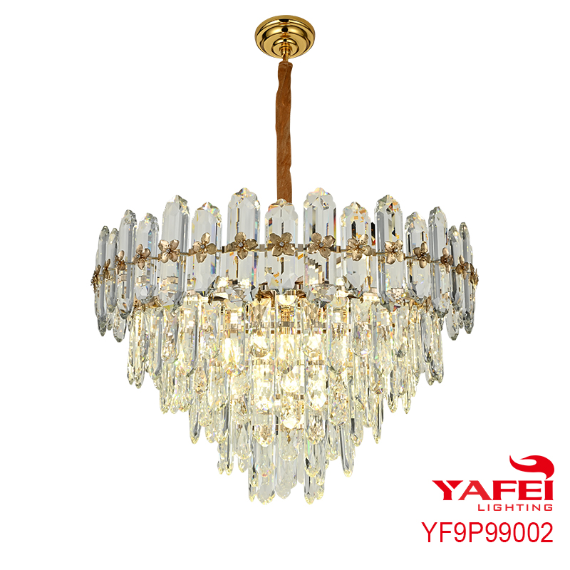 Modern Crystal Chandelier Lighting Customized Luminaire-YF9P99002