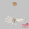 High quality acrylic indoor chandelier lamp 4000K led pendant decorate lamp-YF7003