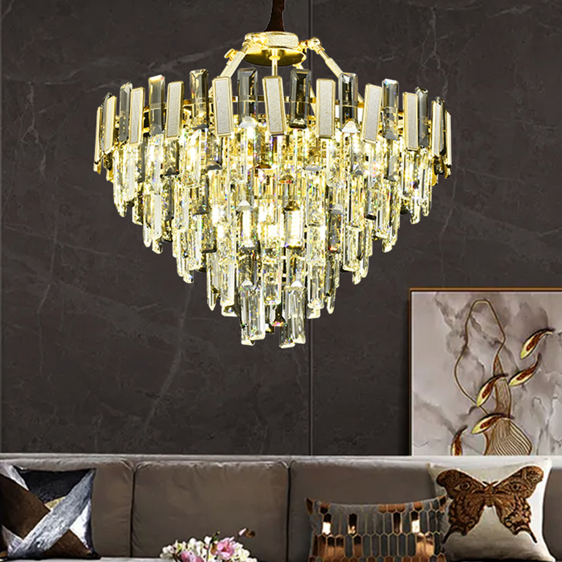 Luxury chandelier lighting fixture K9 Crsytal Pendant Light -YF9P99009