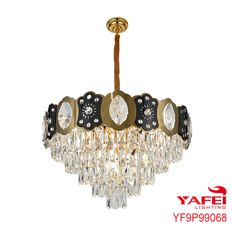 Classic Round Crystal Handing Light For Hotel-YF9P99068