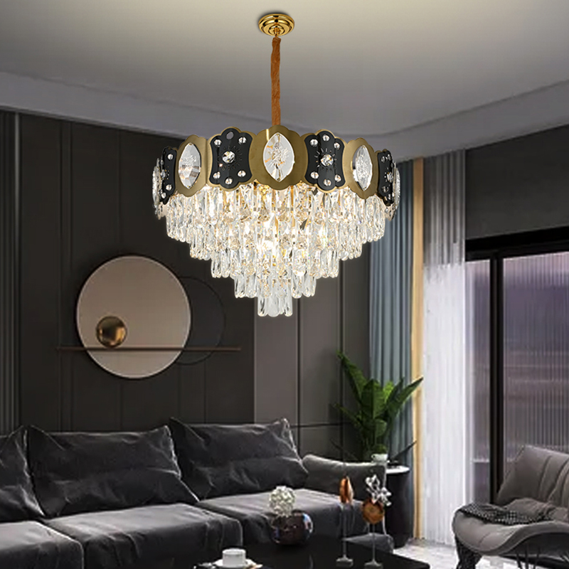 Fancy Indoor Lighting For Home Flush Mount Chanderlier Crystal Lights Luxury -YF9P99068