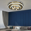 Custom New Design Crystal Lighting Fixture Ceiling Lamp Stainless Steel LED Ceiling Light 