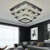 Contemporary Crystal Flower Led Ceiling Light Round
