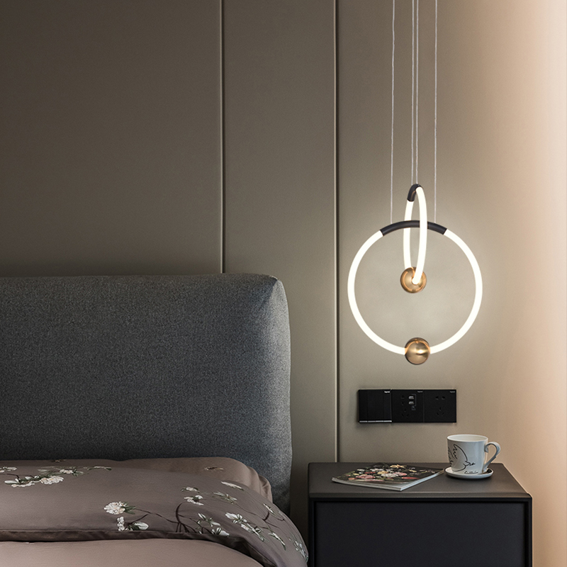 Home decorating nordic lamp acrylic led pendant light-YF7008