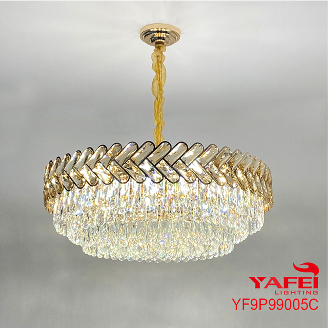 Luxury Modern Decorative Crystal Chandelier For Living Room-YF9P99005C