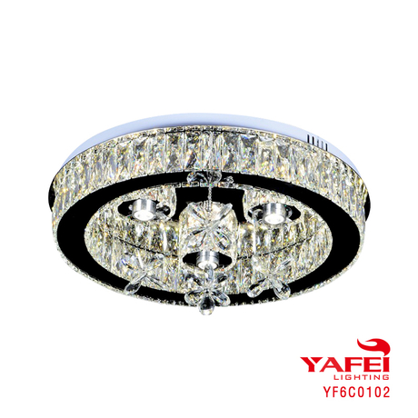 Large Crystal Chandelier Lighting Simple Luminaire-YF6C0102
