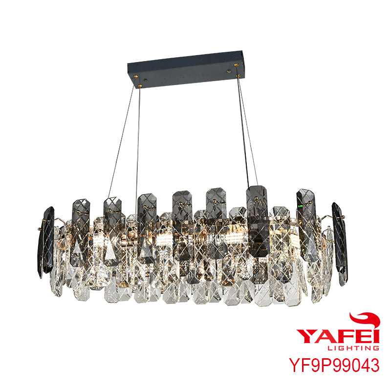 Large Crystal Chandelier Lighting Simple Luminaire-YF9P99043