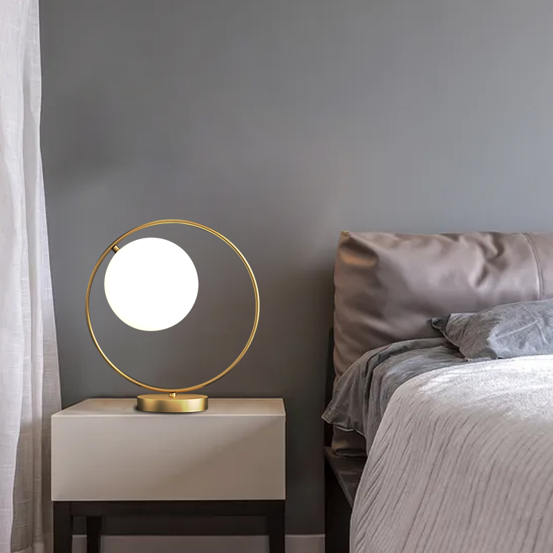 Simpe Nordic Glass Night Light For Living Room-YF8T006