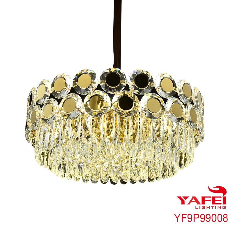 Wholesale Crystal Pendant Light For Living Room - YF9P99008