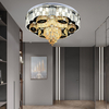 Yafei Modern K9 Crystal Rectangle Pendant Dining Ceiling Lighting 60CM